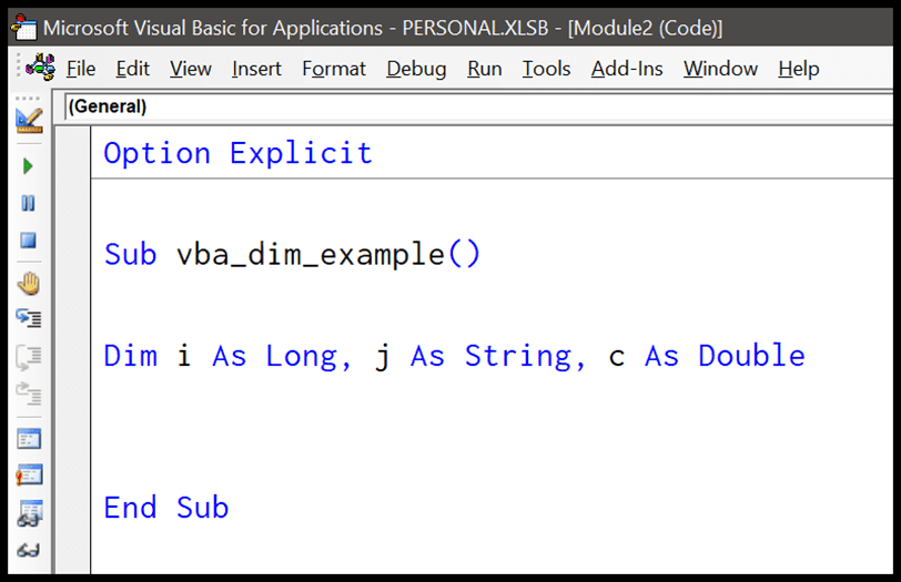 Dim Statement (Use and Importance) | Excel VBA Tutorial