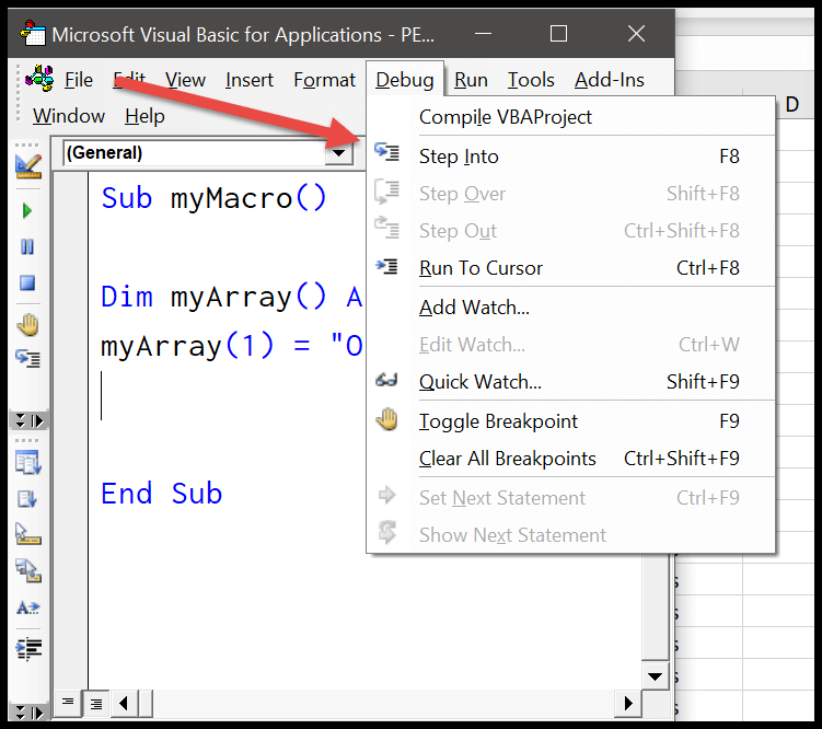 VBA Subscript Out of Range Runtime Error (Error 9)