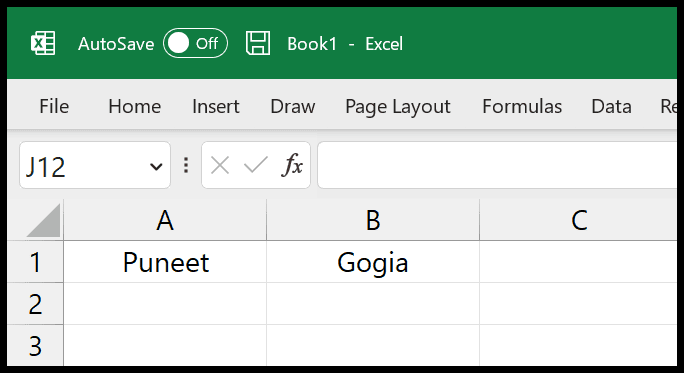 How to Add Commas [Cell-Text] in Excel using a Formula