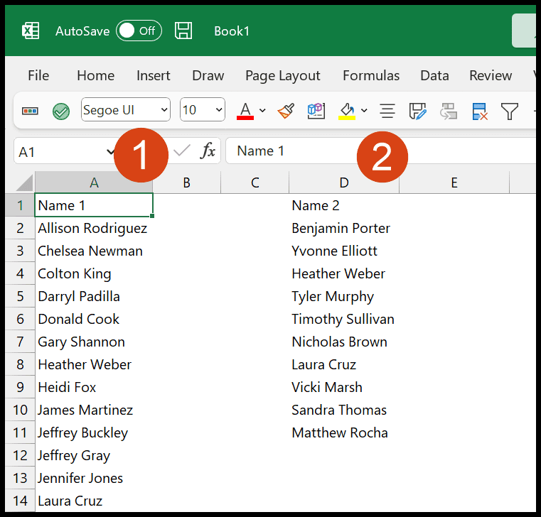Match compare two columns with vlookup excel formula 
