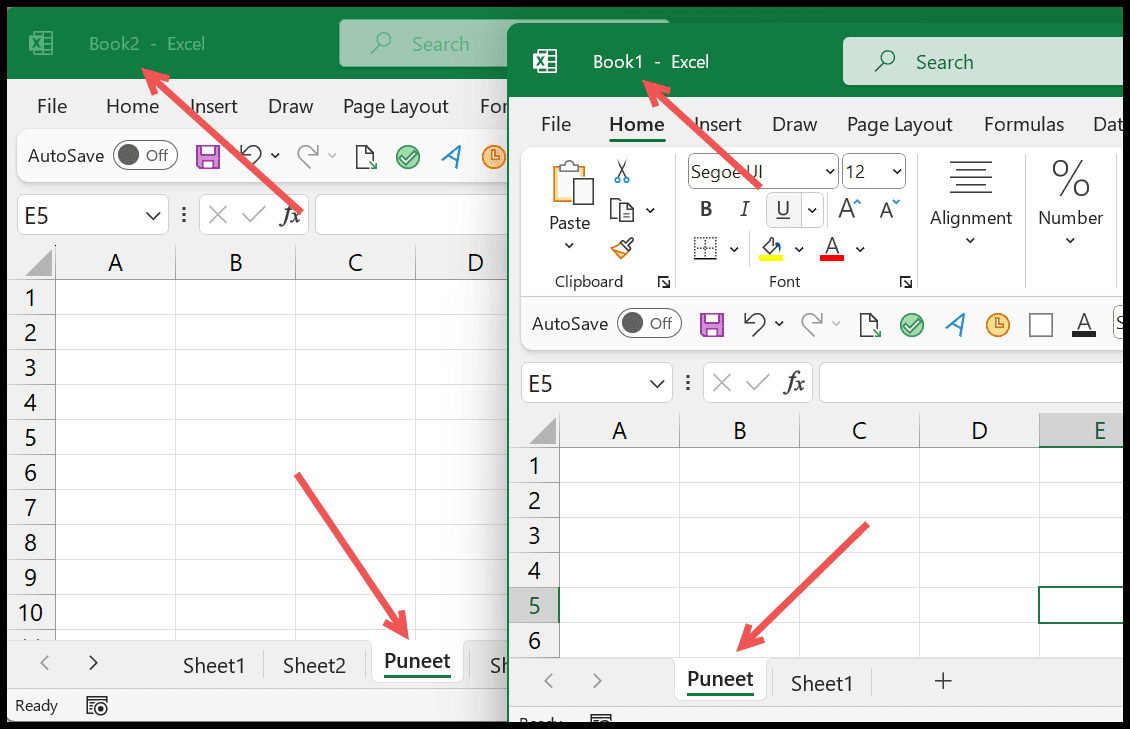 Quickly copy or move a sheet worksheet 