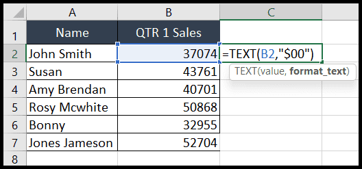 Add Dollar Sign in Excel (Multiple Ways)